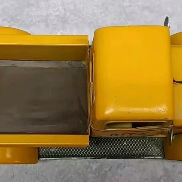 Ritz Hardware Metal 1935 Chevy Pick Up Truck Vintage Toy Yellow 12” x 5.5” - Picture 4 of 7